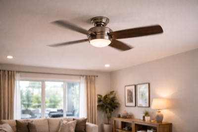 Ceiling fan installation in Ottawa